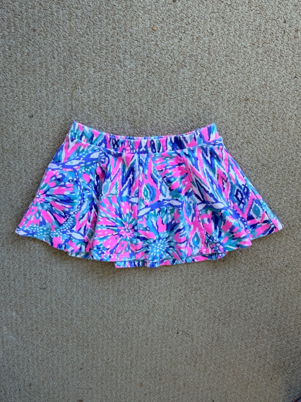 🌺GIRLS Lilly Pulitzer Skort Floral Print Size Medium🌺